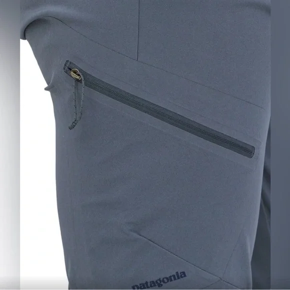 Patagonia Chambeau Rock Climbing Hiking Feather Gray Outdoor Pants 82935 Size 4 - Picture 4 of 8